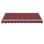 Automatisch einziehbare Markise mit burgunderroten LED-Leuchten 300x250 cm von , Markisen - Ref: Foro24-3214971, Preis: 487,9...