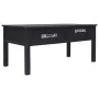 Black wooden coffee table 100x50x45 cm by , Coffee table - Ref: Foro24-284141, Price: 154,43 €, Discount: %