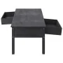Black wooden coffee table 100x50x45 cm by , Coffee table - Ref: Foro24-284141, Price: 154,43 €, Discount: %