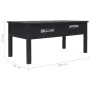 Black wooden coffee table 100x50x45 cm by , Coffee table - Ref: Foro24-284141, Price: 154,43 €, Discount: %