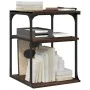 3-level brown oak printer holder 43x48x64 cm by , Printer supports - Ref: Foro24-842280, Price: 48,69 €, Discount: %