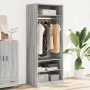 Sonoma gray engineered wood cabinet 80x50x200 cm by , Wardrobes - Ref: Foro24-3307698, Price: 133,85 €, Discount: %