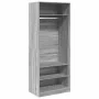 Sonoma gray engineered wood cabinet 80x50x200 cm by , Wardrobes - Ref: Foro24-3307698, Price: 133,85 €, Discount: %
