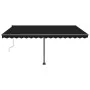 Automatic LED awning with anthracite gray wind sensor 450x350 cm by , Awnings - Ref: Foro24-3069854, Price: 747,21 €, Discoun...