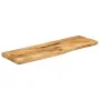 Table top natural edge solid wood handle 120x40x3.8 cm by , Table tops - Ref: Foro24-370398, Price: 87,17 €, Discount: %