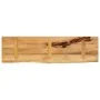 Tablero de mesa borde natural madera maciza mango 120x40x3,8 cm de , Tableros para mesas - Ref: Foro24-370398, Precio: 87,17 ...