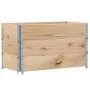 Collares de palets 3 unidades madera maciza de pino 100x50 cm by , Loading platforms and pallets - Ref: Foro24-3295370, Price...