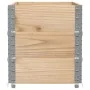 Collares de palets 3 unidades madera maciza de pino 100x50 cm by , Loading platforms and pallets - Ref: Foro24-3295370, Price...