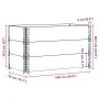 Collares de palets 3 unidades madera maciza de pino 100x50 cm by , Loading platforms and pallets - Ref: Foro24-3295370, Price...