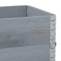 Collares de palets 3 uds madera maciza de pino gris 100x50 cm by , Loading platforms and pallets - Ref: Foro24-3295372, Price...