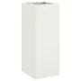 Pflanzgefäß aus weißem Stahl 32x29x75 cm von , Töpfe und Pflanzgefäße - Ref: Foro24-841572, Preis: 60,72 €, Rabatt: %