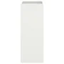 Pflanzgefäß aus weißem Stahl 32x29x75 cm von , Töpfe und Pflanzgefäße - Ref: Foro24-841572, Preis: 60,72 €, Rabatt: %
