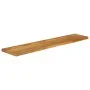Table top natural edge solid wood mango 160x40x3.8 cm by , Table tops - Ref: Foro24-370592, Price: 122,14 €, Discount: %