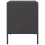 Nachttisch aus schwarzem Stahl 36x39x50,5 cm von , Nachttische - Ref: Foro24-842910, Preis: 52,19 €, Rabatt: %