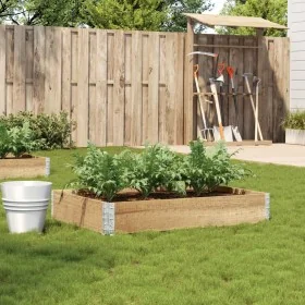 Solid pine wood planter 100x50 cm by , Pots and planters - Ref: Foro24-3295387, Price: 43,46 €, Discount: %