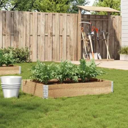 Solid pine wood planter 100x50 cm by , Pots and planters - Ref: Foro24-3295387, Price: 43,41 €, Discount: %