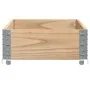 Solid pine wood planter 100x50 cm by , Pots and planters - Ref: Foro24-3295387, Price: 43,41 €, Discount: %