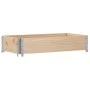Solid pine wood planter 100x50 cm by , Pots and planters - Ref: Foro24-3295387, Price: 43,41 €, Discount: %
