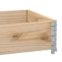 Solid pine wood planter 100x50 cm by , Pots and planters - Ref: Foro24-3295387, Price: 43,41 €, Discount: %