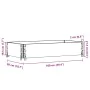 Pflanzgefäß aus massivem Kiefernholz 100x50 cm von , Töpfe und Pflanzgefäße - Ref: Foro24-3295387, Preis: 43,41 €, Rabatt: %