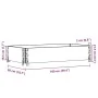 Solid pine wood planter 100x50 cm by , Pots and planters - Ref: Foro24-3295387, Price: 43,41 €, Discount: %