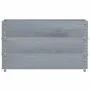 Pflanzgefäß aus massivem Kiefernholz grau 100x50 cm von , Töpfe und Pflanzgefäße - Ref: Foro24-3295429, Preis: 108,82 €, Raba...