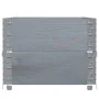 Pflanzgefäß aus massivem Kiefernholz grau 100x50 cm von , Töpfe und Pflanzgefäße - Ref: Foro24-3295393, Preis: 71,09 €, Rabat...