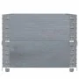 Solid pine wood planter gray 100x50 cm by , Pots and planters - Ref: Foro24-3295393, Price: 71,09 €, Discount: %