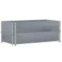 Pflanzgefäß aus massivem Kiefernholz grau 100x50 cm von , Töpfe und Pflanzgefäße - Ref: Foro24-3295393, Preis: 71,09 €, Rabat...