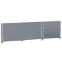 Solid pine wood planter gray 100x50 cm by , Pots and planters - Ref: Foro24-3295393, Price: 71,09 €, Discount: %