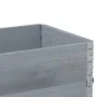 Solid pine wood planter gray 100x50 cm by , Pots and planters - Ref: Foro24-3295393, Price: 71,09 €, Discount: %