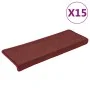 Stair step rugs 15 pcs matte red 65x21x4 cm by , Stair mats - Ref: Foro24-326199, Price: 63,42 €, Discount: %