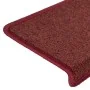 Stair step rugs 15 pcs matte red 65x21x4 cm by , Stair mats - Ref: Foro24-326199, Price: 63,42 €, Discount: %