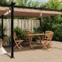 Gartenpavillon mit einziehbarem taupefarbenem Dach 3x6 m von , Zelte und Pavillons - Ref: Foro24-3217063, Preis: 711,03 €, Ra...