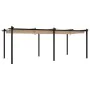 Garden gazebo with retractable taupe roof 3x6 m by , Tents and gazebos - Ref: Foro24-3217063, Price: 711,03 €, Discount: %