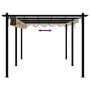 Garden gazebo with retractable taupe roof 3x6 m by , Tents and gazebos - Ref: Foro24-3217063, Price: 711,03 €, Discount: %