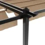 Garden gazebo with retractable taupe roof 3x6 m by , Tents and gazebos - Ref: Foro24-3217063, Price: 711,03 €, Discount: %