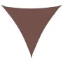 Brown Oxford fabric triangular sail awning 6x6x6 m by , Umbrellas - Ref: Foro24-135845, Price: 53,58 €, Discount: %