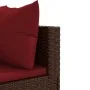 7-piece garden furniture set and cushions synthetic rattan brown by , Garden sets - Ref: Foro24-3308149, Price: 514,61 €, Dis...
