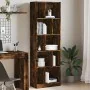 Estantería madera de ingeniería roble ahumado 57x28,5x174 cm de , Librerías y estanterías - Ref: Foro24-847993, Precio: 90,16...