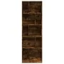 Estantería madera de ingeniería roble ahumado 57x28,5x174 cm de , Librerías y estanterías - Ref: Foro24-847993, Precio: 90,16...