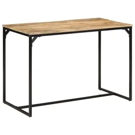 Solid mango wood rough dining table 110x55x75 cm by , Kitchen and dining tables - Ref: Foro24-374078, Price: 121,16 €, Discou...