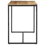 Mesa de comedor madera maciza de mango rugosa 110x55x75 cm de , Mesas de cocina y de comedor - Ref: Foro24-374078, Precio: 12...