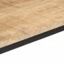 Solid mango wood rough dining table 110x55x75 cm by , Kitchen and dining tables - Ref: Foro24-374078, Price: 121,16 €, Discou...