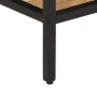 Solid mango wood rough console table 100x35x70 cm by , Side tables - Ref: Foro24-374073, Price: 119,94 €, Discount: %