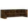 Wall shelf engineered smoked oak 100x35x30.5 cm by , Shelves and shelves - Ref: Foro24-848462, Price: 42,24 €, Discount: %