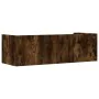 Wall shelf engineered smoked oak 100x35x30.5 cm by , Shelves and shelves - Ref: Foro24-848462, Price: 42,24 €, Discount: %