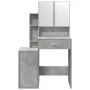 Dressing table with concrete gray furniture 80x35x132 cm by , Bedroom Dressers - Ref: Foro24-848237, Price: 113,80 €, Discoun...
