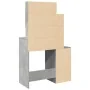 Dressing table with concrete gray furniture 80x35x132 cm by , Bedroom Dressers - Ref: Foro24-848237, Price: 113,80 €, Discoun...