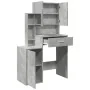 Dressing table with concrete gray furniture 80x35x132 cm by , Bedroom Dressers - Ref: Foro24-848237, Price: 113,80 €, Discoun...